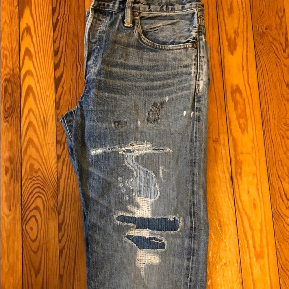 Double RL Boy Fit Sledge Denim. 28” Waist. - Picture 2 of 8